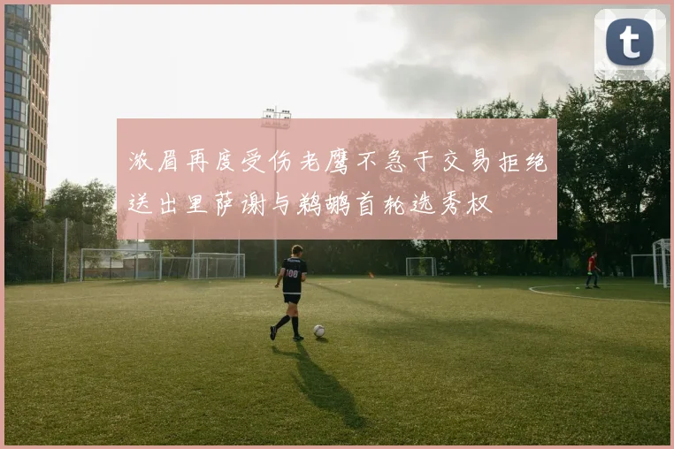 浓眉再度受伤老鹰不急于交易拒绝送出里萨谢与鹈鹕首轮选秀权